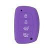 Adecuado para la moderna funda de silicona para llave inteligente de 4 llaves Sonata I40, funda para llave con pegamento suave, funda para dispositivo antirrobo para control remoto de automóvil.