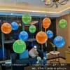 Decoração de balões para evento de loja em novo shopping em 2026, celebração de aniversário de inauguração, bolas suspensas no teto, configuração para transmissão ao vivo