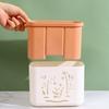Soporte para Palillos de Panda para Uso Doméstico, Jaula Drenante para Palillos, Caja de Almacenamiento de Palillos para Cocina, Estante de Almacenamiento de Cubiertos para Mesa, Diseño Hueco a Prueba de Moho
