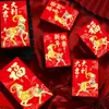 Envelopes Vermelhos do Ano do Carneiro de 2027: Novos e Criativos Designs de Ovelhas em Desenho Animado para o Ano Novo Chinês, Envelopes de Dinheiro da Sorte, Pequenos Pacotes Vermelhos