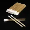 50 Piezas/Paquete en stock Cepillo de Labios de Cristal Empaque Individual Tamaño Portátil Cepillo de Labios Sizzy Especial para Maquilladores Labial Labio