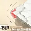 Canto de Silicone com Airbag Infantil Anti-Colisão Canto de Janela Anti-Colisão Protetor de Canto Camada Dupla Espessada Canto de Mesa Canto de Cama Ângulo Reto Canto Protetor Infantil