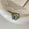 Anel Estilo Étnico Retrô para Mulheres 2025 Novo Design de Nicho Americano Alto Padrão Anel Aberto para Dedo Indicador Anel Personalizado