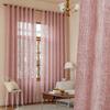 Mosquitero Transfronterizo Cortinas Finas de Imitación Lino Japonés Moderno Simple Sala de Estar Dormitorio Balcón Productos Hechos a Medida Fabricante Mayorista