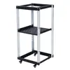 Gabinete de Rede Open Rack de 19 polegadas Switch de Rede Roteador Modem Óptico Rack Simples para Equipamentos de Áudio KTV
