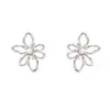Brincos de Flor de Pérola, Modernos, Simples, Versáteis, Luxo Leve, Estilosos e Únicos, com um Toque de Nicho de Alto Padrão