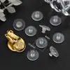 Suministrado directamente por el fabricante, almohadillas anti-dolor de apertura lateral, disponibles en varios tamaños, almohadillas para los oídos redondas, almohadillas protectoras TPE de clip invisible para el oído, componentes accesorios