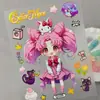 Pegatinas de Sailor Moon en Relieve Disponibles, Pegatinas Creativas de Dibujos Animados para Carcasas de Computadora y Teléfono de Niñas de Belleza, Versión Q