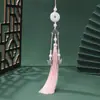 Fivela Ping An Três Borboletas Penduradas Borla 12cm Antigo Hanfu Cheongsam Pendente para Cintura Acessórios para Carro Acessórios Pendentes