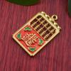 Artesanato Metafísico em Metal Lingote de Ouro Imitação Lingote de Prata Ábaco Moeda de Cobre Cabacinha Decorativa Tigela do Tesouro Pequenos Ornamentos para Atrair Fortuna