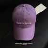 Gorra de Béisbol Bordada con Letras Estilo Coreano 2026 para Estudiantes y Parejas, Moda de Primavera y Otoño, Gorra Versátil de Pico de Pato para Adelgazar el Rostro