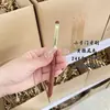Pincel de Pelo de Lobo Amarillo Puro para Aplicación Detallada de Sombra de Ojos, Pincel de Pelo Animal de Cangzhou para Iluminar y Profundizar la Sombra de Ojos