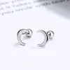 Revisa Aretes de Hilo Nike para Mujer de Plata de Ley 925 Tendencia para Hombres y Mujeres Diseño de Nicho Clavo de Oreja Distintivo Decoración Simple para Instagram