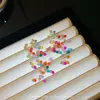 Colar de Miçangas Coloridas Dopamina de Verão Moda Feminina Brincos Doces Estilosos Corrente de Clavícula Simples de Nicho de Alta Qualidade