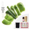 Massagem facial acupuntura resina natural cabeça pick bar Beauty board V face olho queixo duplo levantamento pente meridiano