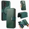 Novedoso producto creativo de separación magnética dos en uno funda de cuero para teléfono móvil para Samsung S25 funda tipo flip funda protectora A16 funda anticaídas
