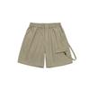 Estilo Vestido 2025 Verão Novo Estilo Estilo Japonês Retro Fita Removível Lixamento Micro Ruga Shorts Casuais para Homens