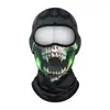 Casco de Verano con Estampado de Calavera Personalidad Peculiar Forro para Casco Cobertura para la Cabeza Exterior Transpirable Sombrilla a Prueba de Polvo Protección del Cuello Máscara de Ciclismo