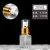 Botella rociadora de vidrio 30ml 50ml 80ml sub-botella de loción líquido de esencia botella de vidrio cosmético botella para crema facial