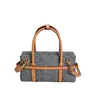 Bolso estampado europeo y americano para mujer, diseño de nicho tipo Boston almohada, bolso cruzado de alta gama a la moda, cuero suave, bandolera