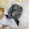 Bufanda de Cuello Transpirable 100% Algodón Suave y Amigable con la Piel, Pañuelo de Cabeza de Lunares y Cachemir, Bufanda Individual Coreana de Exportación, Bufanda de Seda