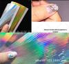 Adesivo de linha de laser para arte em unhas com adesivo de superfície lisa adesivo laser colorido com ângulo diferente