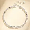 Pulsera de trébol de cuatro hojas en forma de corazón de color oro arena vietnamita para mujer, pulsera de corazón con diseño de trébol de la suerte de nicho, joyería, venta al por mayor de fabricante