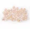 8/10MM Acrílico Polvo de Cebolla Brillo Color Transparente Agujero Recto Perlas Redondas Perlas Sueltas DIY Pulsera Cadena de Bolso Accesorios para Joyería