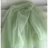 Estética Oriental Verde Estilo Antiguo Arreglo Elegante Gasa Jardín de Infancia Creación Ambiental Tela de Gasa Hanfu Decoración Suave Hilo de Red