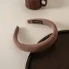 Diadema de Esponja Marrón para Niñas, de Ala Ancha, de Alta Gama, Diadema de Moda para Lavarse la Cara, Pinza para el Cabello de Alta Presión Craneal