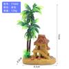 Suministros para Mascotas Hotel de Sushi Accesorios para Bonsái Paisaje de Acuario Planta de Plástico Mesa de Arena Psicológica Palmera de Coco