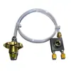Válvula de carregamento de ventilação externa tipo grampo de tubo de conexão de ponte para tanque de gás plano longo adaptador conversor de gás liquefeito