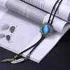 Polo Cuello Europeo y Americano Corbata BOLO para Hombre Corbata de Joya Flor de Cristal Collar Vintage Nuevos Accesorios