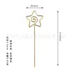 1.5*110mm chapado en oro forma de corazón redondo portatarjetas de visita portatarjetas de notas portatarjetas portatarjetas punto transfronterizo