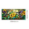 Bl335 Flor Transfronteriza Versión Horizontal Adhesivo Electrostático para Vidrio Estancia Decoración de Ventana de Vidrio Película para Vidrio Sin Pegamento