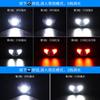 Linterna frontal recargable por USB transfronteriza, luz roja, para correr de noche al aire libre, pesca nocturna, linterna frontal impermeable con fuerte sensor de luz y batería de larga duración