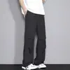 Pantalones Casuales Frescos Estilo Americano para Hombre, Verano Delgados Modelo Nuevo 2025, Fluidos de Secado Rápido tipo Paracaidista Pierna Ancha Holgados Largos para Hombre