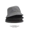 Sombrero de Pescador de Color Sólido para Hombre, Estilo Japonés, Versátil, Casual, Estilo Callejero, Retro, Cubre Rostro, Sombrero de Cubo Adelgazante para Mujer, Otoño e Invierno