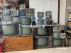 Artículos Antiguos Nostálgicos, Carcasa Colorida Mini Pequeña TV Antigua en Blanco y Negro, Decoraciones de Tienda, Adornos, Accesorios