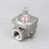 Jingran JKV25 Válvula Lineal Gas LP Gas Natural Válvula de Control de Flujo Manual Accesorios para Quemadores Industriales DN25
