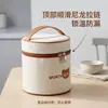 Bolsa de almuerzo térmica para el trabajo, tela impermeable y resistente a las manchas, forro de papel de aluminio, fácil de limpiar con un paño, asas ensanchadas y diseño de cremallera suave