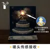 Tarjeta de felicitación de cumpleaños tridimensional creativa DIY de alto nivel tallado en papel hecho a mano regalo bendición música fuegos artificiales luminosos tarjeta