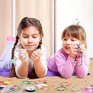 flat clay beads for Jewelry making