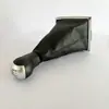 Adecuado para Cubierta Antipolvo y Manija Integrada de Palanca de Cambios Plateada Mate para Ford Focus