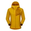 Jaqueta de Trabalho Leve de Alta Qualidade com Capuz Corta-Vento para Ciclismo à Prova de Vento Repelente à Água Slim-Fit para Exterior Jaqueta Softshell Personalizada