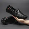 Mocasines para Hombre 2026 Nuevo Otoño/Invierno Forrados de Felpa Piel Suave Zapatos de Cuero Cálidos para Hombre Zapatos Casuales de Moda