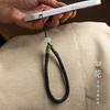 Cordão para Celular Imperial Sand Corda Curta para Pendurar no Pulso Anel Pulseira Pingente para Celular Tecido à Mão Masculino e Feminino Anti-perda