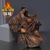 Zapatos Gruesos Tipo Papá para Mujer Tendencia en Tiktok para Aumentar la Altura, Nuevos Zapatos Deportivos Casuales Estilo Vintage Otoño e Invierno 2026