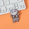 Broche acrílico de desenho animado de animal, distintivo fofo para atacado, acessório para bolsa de estudante, pequeno pingente, patch de medalha comemorativa