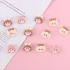 Accesorios de resina para manualidades de niña de dibujos animados para fundas de teléfono, dijes para zapatos, decoraciones para zapatos y materiales para accesorios de cabello hechos a mano